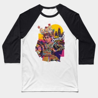 BALI SUNSET Baseball T-Shirt